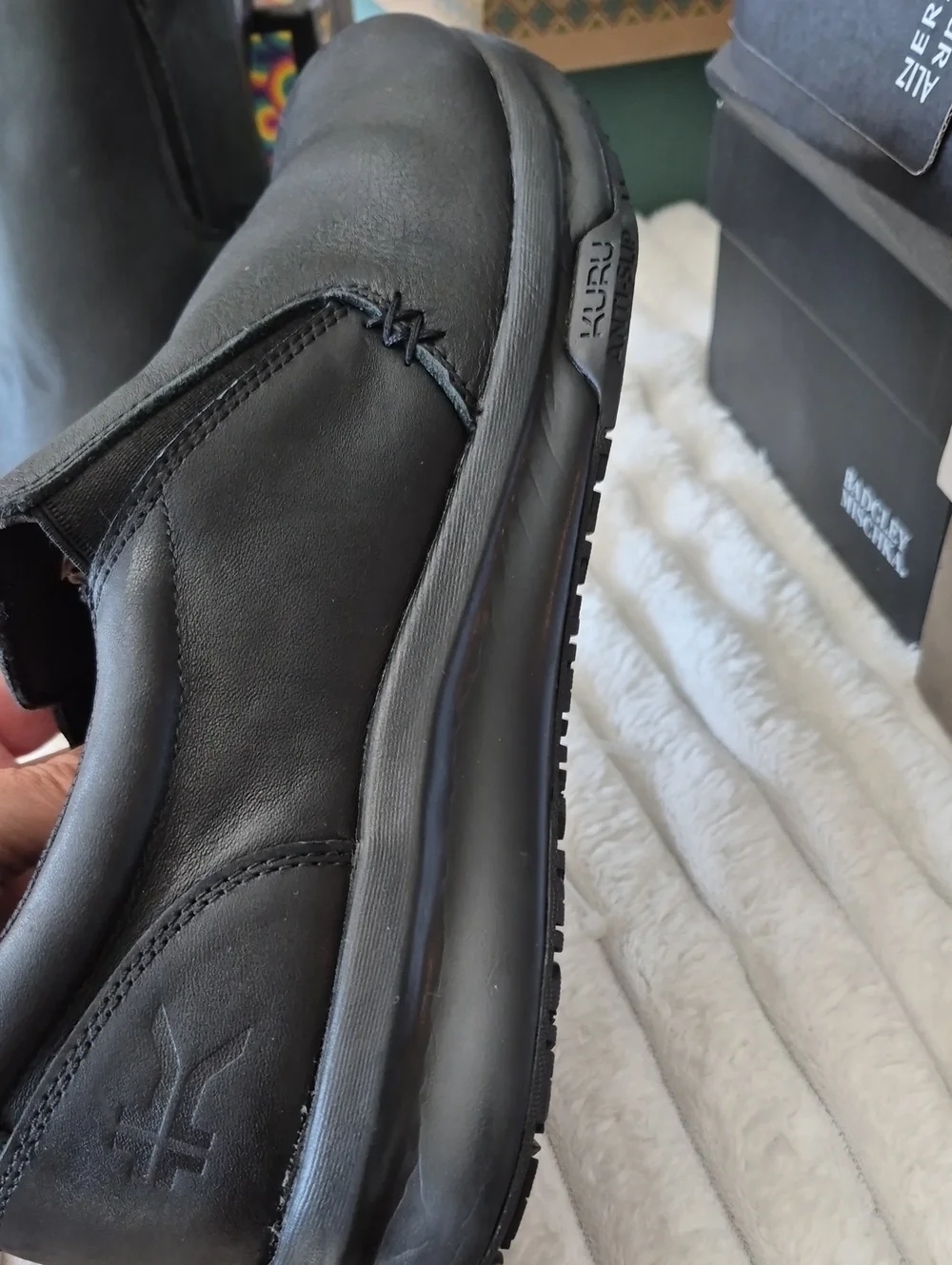 KURU KIVI 2 ANTI-SLIP SLIP-ON SHOES FOR CHEFS ORTHOPEDIC MEN'S SZ 11.5 WIDE $169